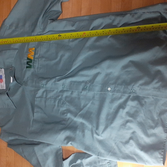 Waste management long sleeve work shirts size men's large - 7 available - Picture 5 of 8